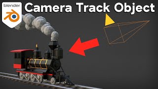 How to Track the Camera to Objects 🎥 Blender Tutorial [upl. by Vilberg]