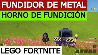 Cómo Desbloquear y Conseguir Fundidor de Metal  Horno de Fundición Lego Fortnite [upl. by Gnanmas]