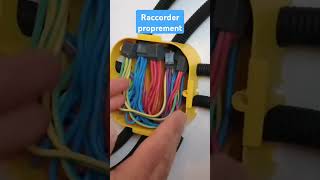 Raccorder proprement une boîte de derivation astuce electric renovation cable [upl. by Beeck11]