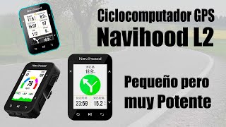 Navihood L2  Potente Ciclocomputador GPS pequeño elegante y bien acabado [upl. by Alaj979]