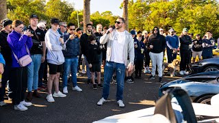 Pagani Huayra  McLaren P1  Senna XP Hypercar at a Charity Car Event in Australia [upl. by Obediah]