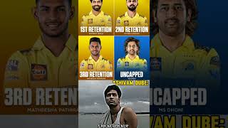 CSK Probably Retention List😢🤕💔ipl2025 cskretentionplayers csk iplretention shorts [upl. by Guzel]