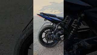 Milage akrapovic exhaust lgane ke baad kitna deti hai  Pulsar 150 clean modified [upl. by Hildick]