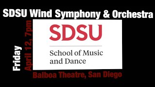 SDSU Wind Symphony amp Orchestra April 12 2024 Promo Video [upl. by Mariandi846]