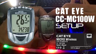 CATEYE CCMC100W  SETUP [upl. by Ha]