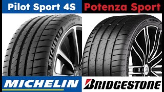 Bridgestone Potenza Sport vs Michelin Pilot Sport 4S [upl. by Nedda]