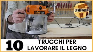 10 Trucchi e consigli per lavorare il LEGNO 2  Lavorazione del legno  Falegnameria [upl. by Trista]