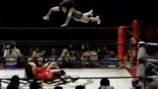 Manami Toyota AJW VS Mayumi Ozaki JWP [upl. by Ragouzis]