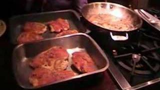 Chicken Valdostana Cooking with KatCappella [upl. by Aihsyt]