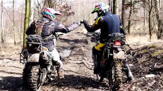 ENDURO DAY 2  YAMAHA XT660Z TÉNÉRÉ  BMW F650GS DAKAR  KAWASAKI KLE500  SUZUKI DR650  GoPro8 [upl. by Utas917]