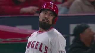 Anthony Rendon Gets Standing Ovation After Getting His First Hit Of The Season [upl. by Hecklau]