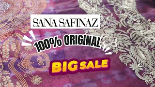 STEAL THE DEAL Sana Safinaz Designer Linen Suits  Lowest Price Guaranteed [upl. by Joanie]