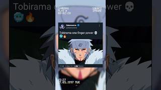 Tobirama one finger power💀🥶🔥naruto sasuke hokage tobirama minato shorts [upl. by Aianat331]