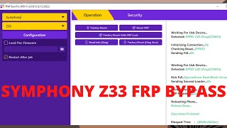 Symphony Z33 FRP Bypass 100 Work [upl. by Ellon]