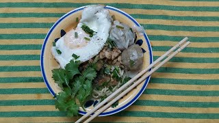 Mine Bouille Poulet  boiled noodles with chicken🍜😋 [upl. by Coppola]