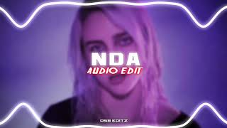 Billie Eilish  NDA Audio Edit [upl. by Gasper]