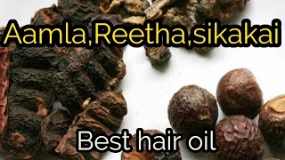 whole Amla reetha sikakaishikakai oil [upl. by Nancey]