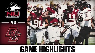 Northern Illinois vs Boston College Game Highlights  2023 ACC Football [upl. by Byrom]