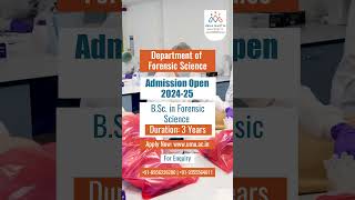 B Sc in Forensic Science Admission 2024 at UMU ytshorts trending forensicscience [upl. by Schaefer149]