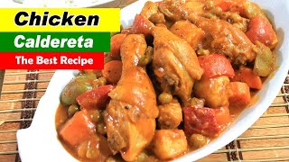 Chicken Caldereta Recipe  Kalderetang Manok Recipe [upl. by Acsehcnarf572]