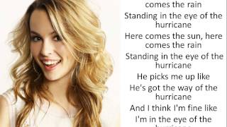 Hurricane Bridgit Mendler  Lyrics [upl. by Reppep553]