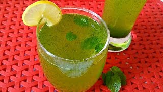 ദഹനത്തിന് പുതിനയില നാരങ്ങ ജ്യൂസ്  Mint Lime Juice Recipe in Malayalam  Healthy Drink [upl. by Karalee]