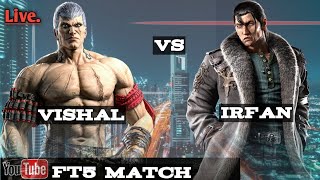 Tekken8 vishal Bryan vs Royal Irfan Dragunav ft5 tekkengamer [upl. by Anirt]