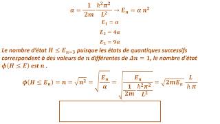 Physique Statistique Particule unique dans une boite unidimensionnelle [upl. by Eissahc]