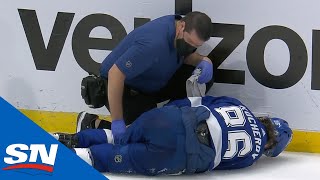 Anthony Duclair Injures Nikita Kucherov With Dirty Slash Away From The Play [upl. by Perr]