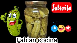 INCREÍBLE RECETA DE PEPINILLOS AGRIDULCESsuper recetasuper fácil [upl. by Enneirb71]