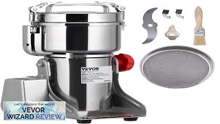 VEVOR 1000g Electric Grain Mill Grinder 3750W HighSpeed Commercial Spice Grinders Review [upl. by Eiramac]