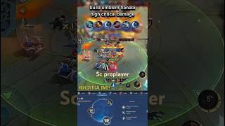 Hanabi full critical mobilelegends heromlyangbagusuntukpushrank mlbb mobilelegendsid shorts [upl. by Suidualc]