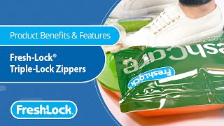 FreshLock® TripleLock Zippers  Product Benefits amp Features [upl. by Nerek]