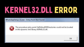 How To Fix Kernel32dll Errors On Windows 11 [upl. by Tletski]