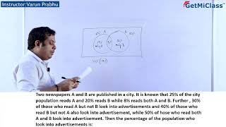 Advertising Trends in City Newspapers KCET 11th Mathematics Sets [upl. by Aehsal]