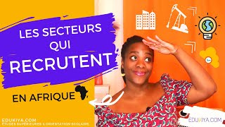 Quels sont les Secteurs  Métiers qui RECRUTENT en AFRIQUE  quotmétiers davenir quot 2023 2024 [upl. by Anthia]