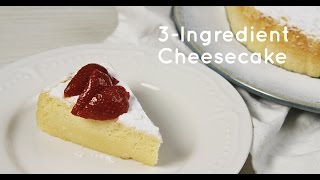 3Ingredient Japanese Cheesecake Recipe  Yummy Ph [upl. by Nelia553]