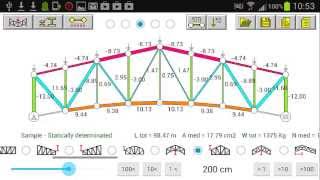 Parametric Trusses  Structural analysis for Android [upl. by Fredenburg]