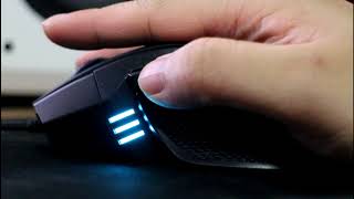 CORSAIR IRONCLAW RGB mouse click test [upl. by Tove]