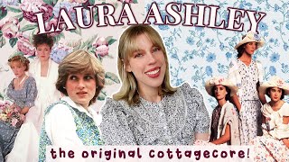 Why LAURA ASHLEY is the Queen of Cottagecore 💐 Vintage Laura Ashley History [upl. by Amlus292]