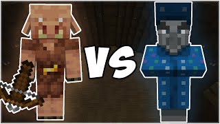 Piglin vs Illusioner  Minecraft Mob Battle [upl. by Ecitnirp559]