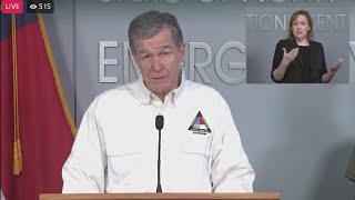 North Carolina Governor Roy Cooper holds press conference on storm recovery after Helene [upl. by Marcell]