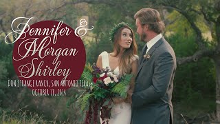 Jennifer and Morgans Bohemian Wedding from The Don Strange Ranch in San Antonio Texas [upl. by Aciret]