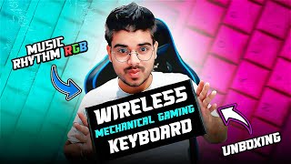 Unboxing My First Wireless Mechanical Gaming Keyboard 😍 [upl. by Liss971]