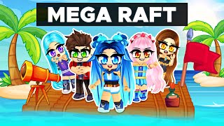 We built a MEGA RAFT in Roblox [upl. by Brewster]