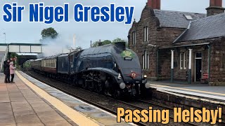 60007 Sir Nigel Gresley passing Helsby 1Z98 23524 [upl. by Droc]