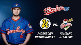 Untouchables Paderborn  Hamburg Stealers  1 Baseball Bundesliga [upl. by Ku]