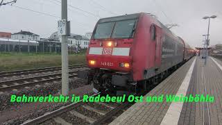 Bahnverkehr in Radebeul Ost und Weinböhla deutschebahn vvo dbregio [upl. by Chlori]