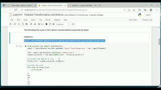 Part 2 PySpark Transformations  Difference between Map and flatMap [upl. by Sonni]