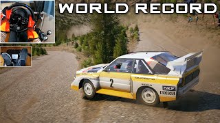 World Record The Longest Stage  EA Sports WRC  T300RS  TH8A [upl. by Auria]